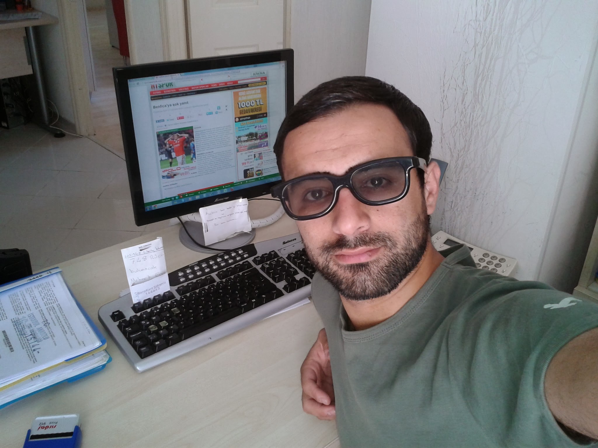 Bilgisayar başında